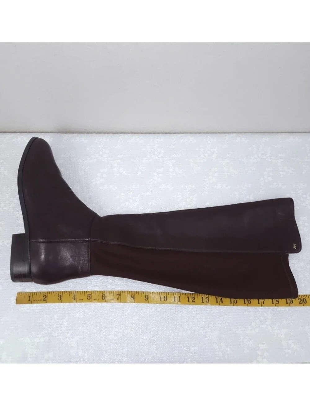 New! Michael Kors Bromley Flat Riding Boots US 9.5 Brown Nappa Leather